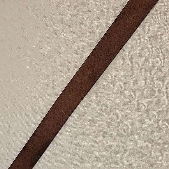 Lucky Brand Brown Leather Boho Belt with Two Tone Buckle - Picture 7 of 11